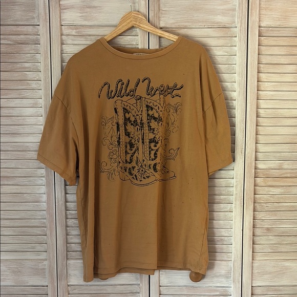 Baevely Other - Baevely Graphic Oversized T-Shirt